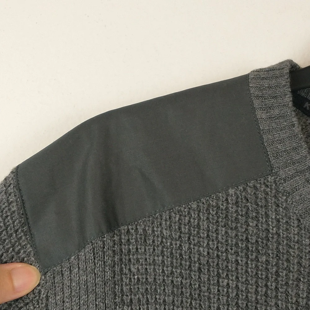 Kuhl Evader Sweater Mens Large Gray Merino Wool Blend